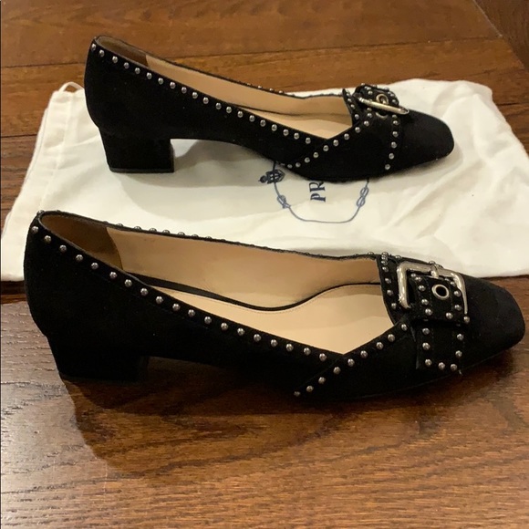 Prada Suede Heels Calzature Donna Scamosciato - Picture 6 of 11